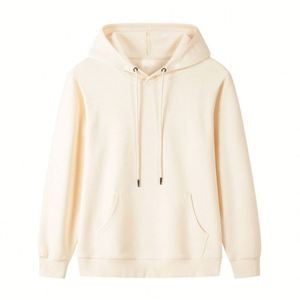 Autumn Men Premium Hoodie High Quality 100% Cotton Athletic Eco-Friendly Breathable Digital Printing Pockets Solid Color in <b>Bulk</b> - Product Image 3