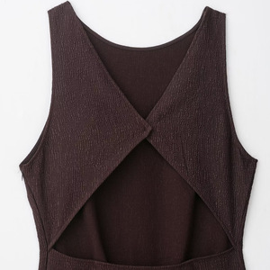 Y2301 Abito Aderente Stile <span class=keywords><strong>Retrò</strong></span> con Frange per <span class=keywords><strong>Abbigliamento</strong></span> Femminile, Vestito Sexy con Schiena Scoperta - Product Image 4