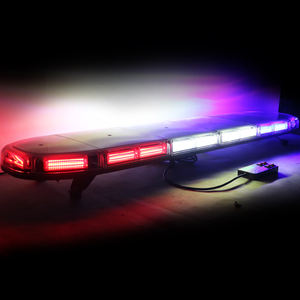 ไฟเตือนแบบแถบ LED COB สีแดง ขาว น้ำเงิน ขนาด 88W 129 ซม. 51 นิ้ว พร้อมไฟส่องข้างและไฟส่องพื้น - Product Image 4