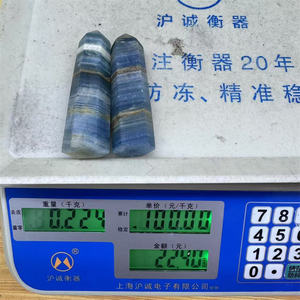 <span class=keywords><strong>Prix</strong></span> usine cristal pierre de guérison point d'énergie bleu onyx matériau mixte tour de cristal pour la méditation - Product Image 6