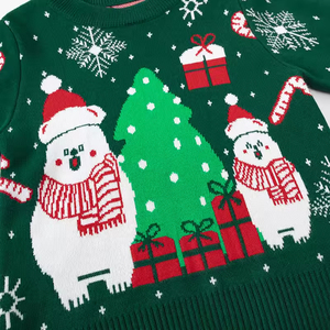 Pulls pour enfants en gros, pulls scolaires pour garçons et filles, pulls à col rond à manches longues, pulls de Noël pour enfants - Product Image 4