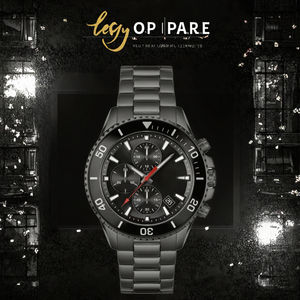 Montre mécanique de luxe avec bracelet en acier inoxydable 22 mm, mouvement ETA, cadran en verre 46 mm, aiguilles - Product Image 3