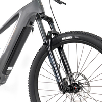 Vélo Électrique Tout Suspendu en Carbone Bafang M560 EM10 avec Batterie Dissimulée Sans Fil et Télécommande, 500W, pour Adulte - Vente Flash