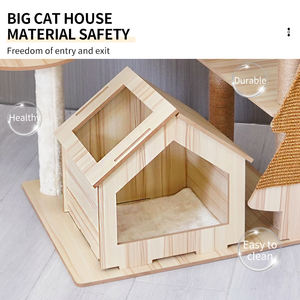 Armoire pour animaux de compagnie étanche en bois intérieur <span class=keywords><strong>chat</strong></span> condo sisal corde planche <span class=keywords><strong>à</strong></span> gratter <span class=keywords><strong>arbre</strong></span> personnalisé chats tour activité <span class=keywords><strong>arbre</strong></span> <span class=keywords><strong>à</strong></span> <span class=keywords><strong>chat</strong></span> - Product Image 6