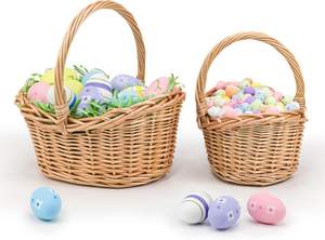 भंडारण विलो बास्केट 2 का सेट - Product Image 3