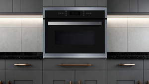 Four à micro-ondes encastrable 35L 1600W avec menu automatique, dégivrage par poids, écran LCD pour la maison et la cuisine RB45WC-10 - Product Image 2
