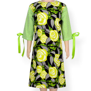 Falda Larga con Estampado Floral Personalizado, Ropa de Boutique para Bebés, Vestido Abullonado de Manga Larga para Niñas Pequeñas, Ropa de Otoño - Product Image 4