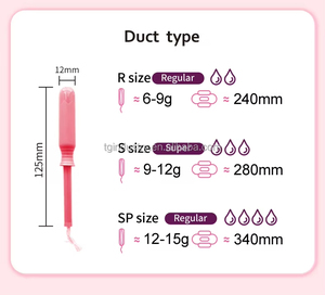 Tampons en coton biologique Sport Active pour femmes, ergonomiques, antidérapants, confortables, mini-tampons, super absorbants, hygiène féminine - Product Image 4