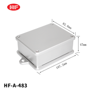 Caja de Aluminio para Proyectos, Caja de Control Impermeable IP65, Caja de Conexiones, Carcasa Electrónica para PCB, Carcasa de Aluminio Extruido