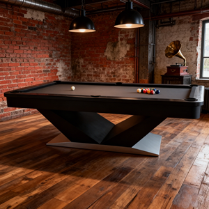 <strong>Poker</strong> and <strong>Pool</strong> <strong>Table</strong> in One with Solid Wood Frame Slate Cushion Customizable Design American <strong>Pool</strong> 7ft/8ft/9ft Sizes Durable - Product Image 2