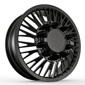 ล้อฟอร์จใหม่ขนาด 20 นิ้ว 6x139.7/8x165.1 ขอบลึก โครเมียมขัดเงาสีดำ - Product Image 1