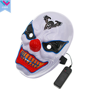Masque LED d'Halloween TW-096, Baiser du Diable, Joker, Lumière Luminescente, Matériel PVC pour Comic Con et Boîte <span class=keywords><strong>de</strong></span> <span class=keywords><strong>Nuit</strong></span> - Product Image 5