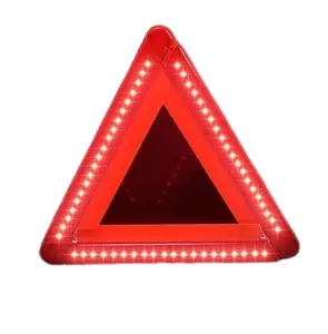 CE voiture outils d'urgence LED clignotant lumière avertissement triangle kit route camion accident d'urgence clignotant lumière avertissement triangle