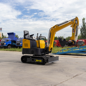 Miniexcavadora de 1000 kg, Equipo con Motor <span class=keywords><strong>Briggs</strong></span> & <span class=keywords><strong>Stratton</strong></span>, 1.1 Toneladas, 1.2 Toneladas, 1.5 Toneladas, Máquina Excavadora Pequeña de Orugas - Product Image 2