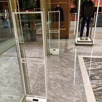 Système antivol pour vêtements, chaussures, lunettes, montres, bijoux, antenne en acrylique transparente, base en ABS noir, système de détection EAS AM 58KHz