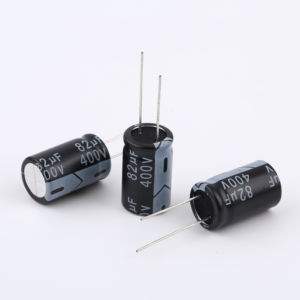 ตัวเก็บประจุอลูมิเนียมอิเล็กโทรไลต์แบบ Through-Hole 400V82UF จากโรงงานโดยตรง ทนทานต่ออุณหภูมิสูง ใช้งานได้ยาวนาน - Product Image 1