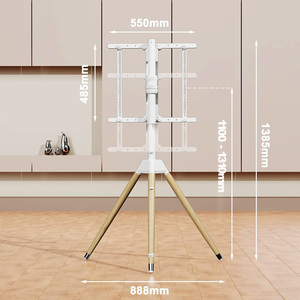 Nouveau design <span class=keywords><strong>support</strong></span> de sol <span class=keywords><strong>tv</strong></span> pour <span class=keywords><strong>tv</strong></span> de <span class=keywords><strong>65</strong></span> pouces noir studio <span class=keywords><strong>tv</strong></span> supports réglables - Product Image 4