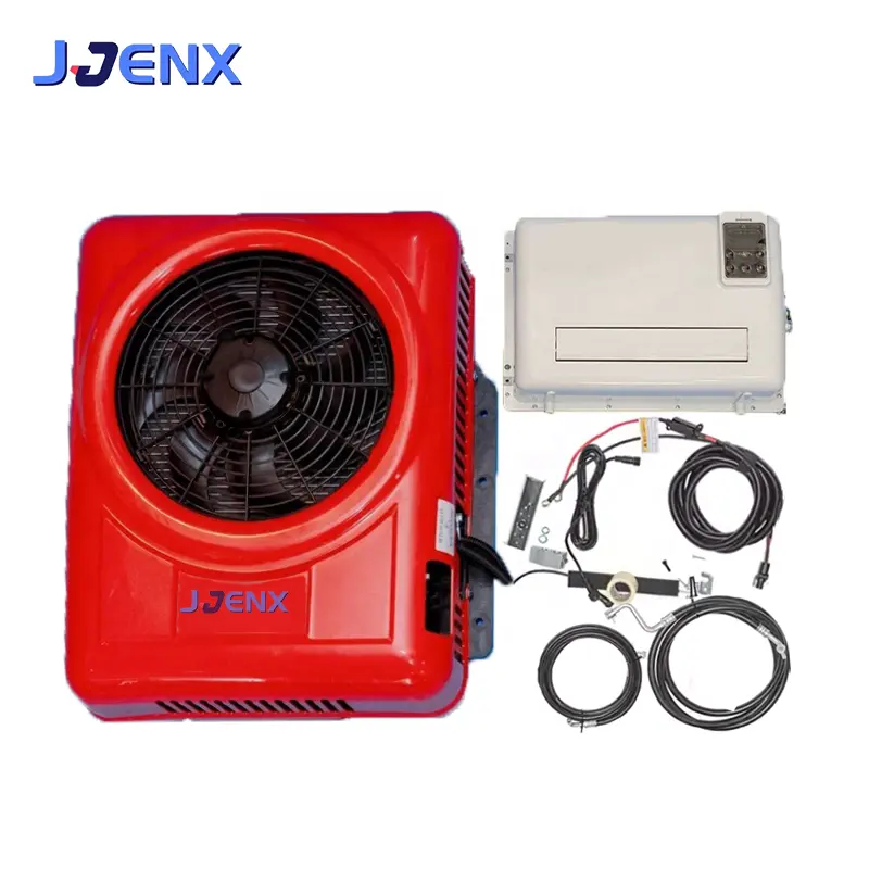 12V 24V Mini Điều Hòa Không Khí Điện AC Đổ Điều Hòa Không Khí Ô Tô Điều Hòa Không Khí Cho Xe Ô Tô Xe Tải Máy Kéo Xe Buýt Xe Tải Cần Cẩu