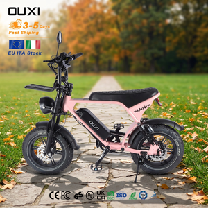 Bicicleta eléctrica Fat Tire 48V 250W Italia C80 V8 Ultra Mini todoterreno con frenos hidráulicos - Product Image 1