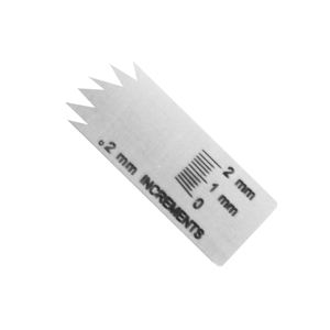 WG025 règle du bord des morsures, appareil isolé, tige de soudage, nettoyage de profondeur - Product Image 6