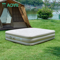 Matelas Gonflable Extérieur Portable Air Matelas épaissi Flocage Lit Camping Ménage Matelas Gonflables Air Sofa
