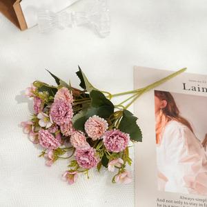 Fleur Artificielle Décoration Maison Style Champêtre 5 Branches Girofle Doux Accessoires de Mariage Ornements - Product Image 5