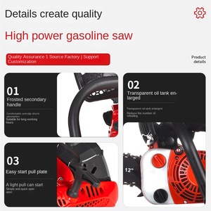 Portable High <b>Power</b> DIY Logging Chain <b>Saw</b> Small Household Multifunctional Tree Cutting for Motorcycles Customizable Industrial - Product Image 4