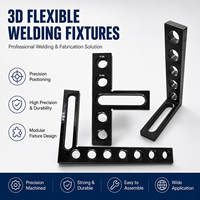 Banc de soudage flexible 3D pour charges lourdes, système de gabarit et de fixation tridimensionnel pour la fabrication en atelier