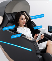 Fauteuil de massage de luxe 4D, fauteuil de massage à gravité zéro, fauteuil inclinable Shiatsu pour tout le corps, pliable, luxe pour la maison et le salon, garantie de 2 ans
