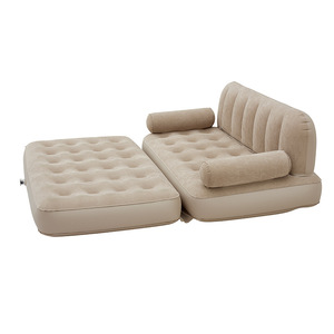 Sofá Inflable Automático Moderno para Exteriores, Cama de Aire Portátil para Camping, Colchón Plegable Tipo Caracol para el Hogar, Colchoneta para Dormir en la Sala de Estar - Product Image 1