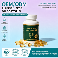 Huile de graines de citrouille et gélules de palmier nain OEM ODM Marque privée Vente en gros Formule personnalisée pour autres compléments de santé
