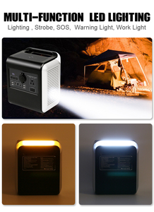 เครื่องกำเนิดพลังงานแสงอาทิตย์ 555Wh 600W สถานีพลังงานสำรองขนาดเล็กแบบพกพาสำหรับรถบรรทุก รถจักรยานยนต์ บ้าน และกลางแจ้ง แบตเตอรี่ลิเธียมไอออน - Product Image 6