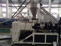 WPC-máquina de extrusión de madera y plástico, poste de haz de quilla para cubierta de wpc