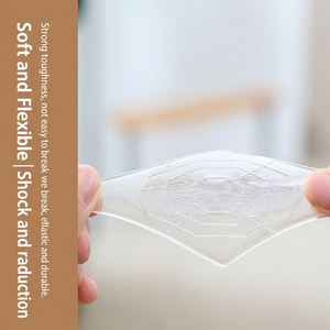 Transparent Silicone Anti-Slip Silent Foot <b>Pads</b> PU Adhesive Impact Resistant Protective <b>Pads</b> for Table Sofa <b>Bed</b> Legs Corners - Product Image 4