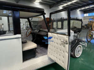 Voiture électrique classique, roues en acier de haute qualité, transport inspiré d'une calèche à chevaux, <span class=keywords><strong>Jeep</strong></span> inspirée, nouveau modèle traditionnel - Product Image 4