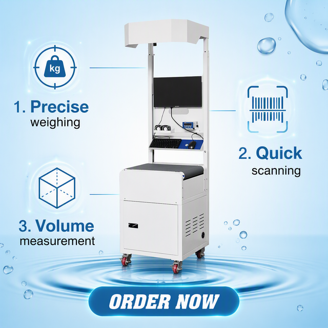 Dimension Weight Scanning Machine High Accuracy Automatic Parcel DWS System 30KG Capacity for Warehouses & E-commerce