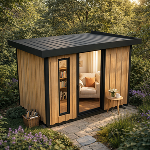Caseta Prefabricada Pequeña para Exteriores, Estudio Compacto, Espacio Creativo para Jardín, Diseño Compacto, Fácil Montaje, Uso Privado y Silencioso - Product Image 2