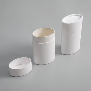 Phân Hủy Sinh Học Biểu Tượng Tùy Chỉnh Các Tông Hình Bầu Dục Son Dưỡng Môi Kem Chống Nắng Stick Container Bao Bì Đẩy Lên Khử Mùi Tự Nhiên Kraft Giấy Ống - Product Image 4