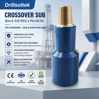 Буровая насадка Drillsoltek Premium из легированной стали с резьбовым соединением Crossover Sub NC50 для роторного бурения