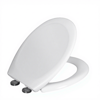 Service OEM, siège de toilette rond universel européen en urée Duroplast UF, sanitaire