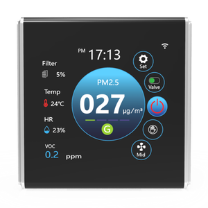 Control Remoto Inteligente Wifi MIA para Sistemas HVAC, Hospitales, Comedores Escolares, <span class=keywords><strong>Medidas</strong></span> <span class=keywords><strong>de</strong></span> Ahorro <span class=keywords><strong>de</strong></span> Energía, PM2.5, Humedad, Temperatura, Tuya - Product Image 2