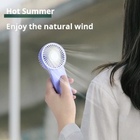 Nouveau mini ventilateur portable USB à piles, petit ventilateur électrique pour usage domestique et extérieur, avec logo imprimé, cadeau promotionnel pour le commerce international
