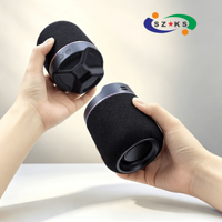 Haut-parleur portable magnétique TWS 2-en-1 en tissu pour extérieur, stéréo double canal, mini subwoofer pour fêtes et réunions