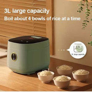Mini <span class=keywords><strong>cuiseur</strong></span> à <span class=keywords><strong>riz</strong></span> intelligent portable 3L 9 Menus Timer Multifonctionnel Factory Direct One-Person Meals Cooker Logo/Color Customization - Product Image 3
