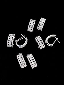 Xinfly New Design Woman 18k Fine Jewelry Gold and Natural Diamond Hoop <b>Earrings</b> - Product Image 5