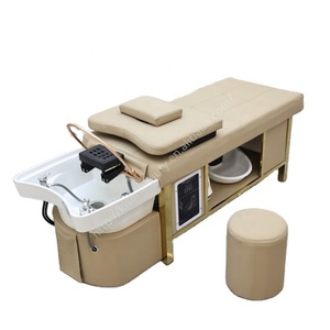 KISEN En gros Lit de lavage de cheveux japonais avec fonction spa capillaire et bol de lavage à hydrothérapie pour salon de beauté - Product Image 1