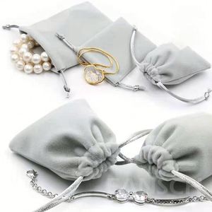 Factory Hot Sell Velvet Drawstring <b>Jewelry</b> Bags Small Gift Bags Pouches for <b>Jewelry</b> Wholesale - Product Image 1