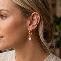 Pendientes Colgantes de Acero Inoxidable con Circonita Blanca, Textura Lujosa, Vibrante y Radiante, para el Día de San Valentín, Cita Romántica