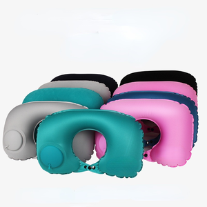 Almohada inflable portátil en forma de U para viajes en avión y automóvil, para aliviar la tensión cervical y de la cabeza - Product Image 3