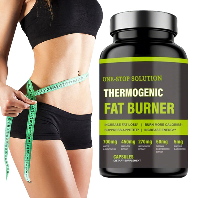 OEM Private Label Thermogenic Fat Burner Green Tea Extract L Carnitine Herbal Metabolism Energy Adult Slimming Supplement